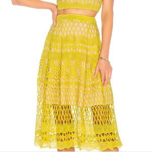 Endless Rose - Guipure Lace Midi Skirt - worn once